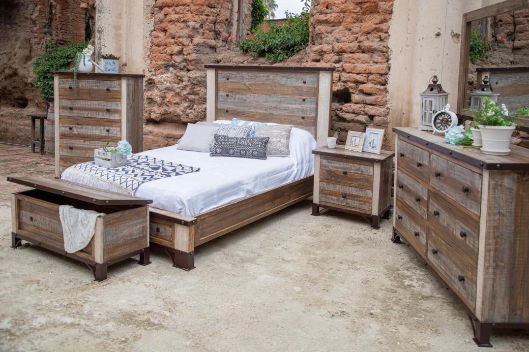6 Drawer, 1 Sliding Door, Dresser