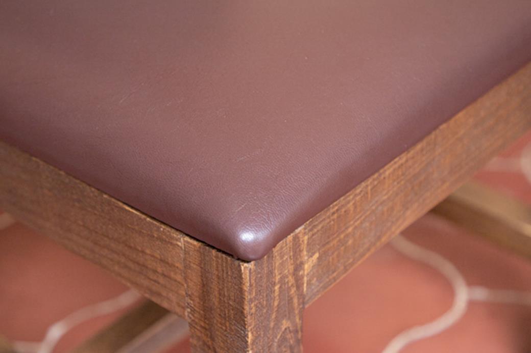 Faux Leather Seat 30" Barstool