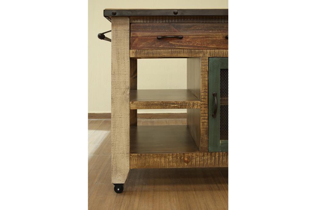 1 Drawer, 1 Mesh Door Kitchen Island