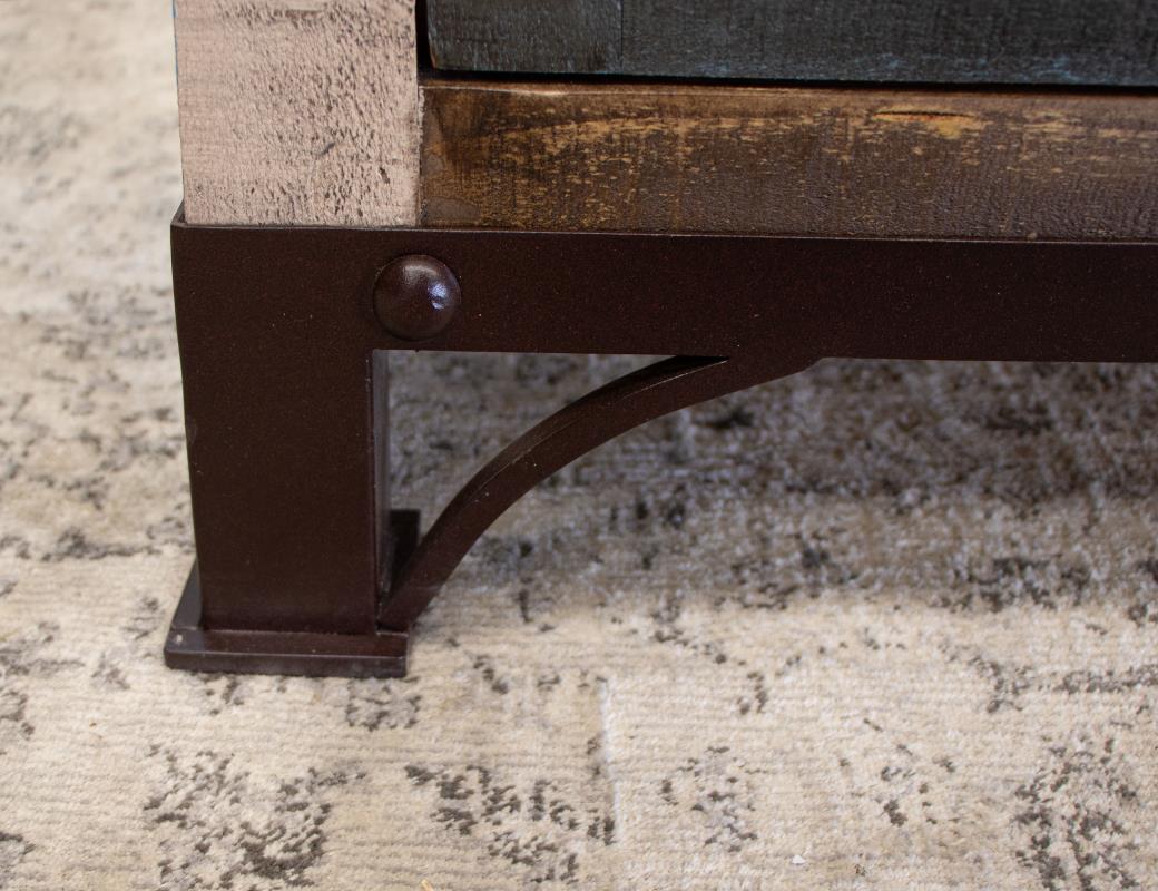 6 Iron Mesh Door 71" Console