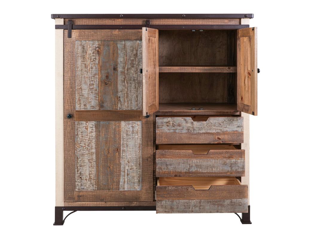 3 Drawer 1 Sliding Door 2 Door Gentleman's Chest