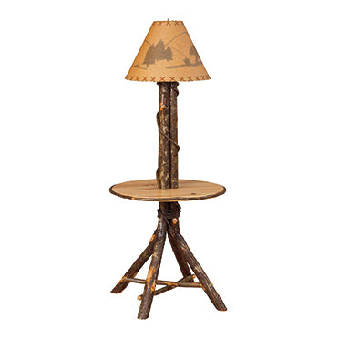 Side Table with Lamp