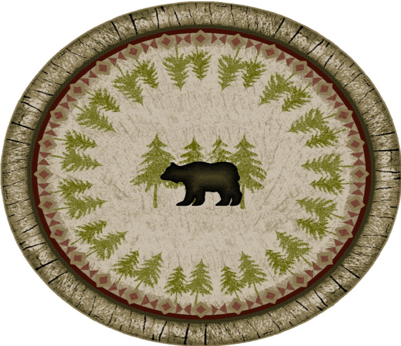 Birch Bear Rug