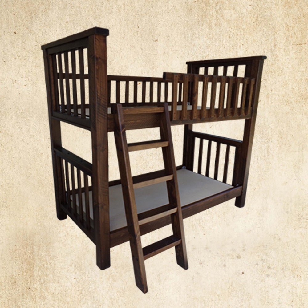 Hand Hewn Bunk Bed