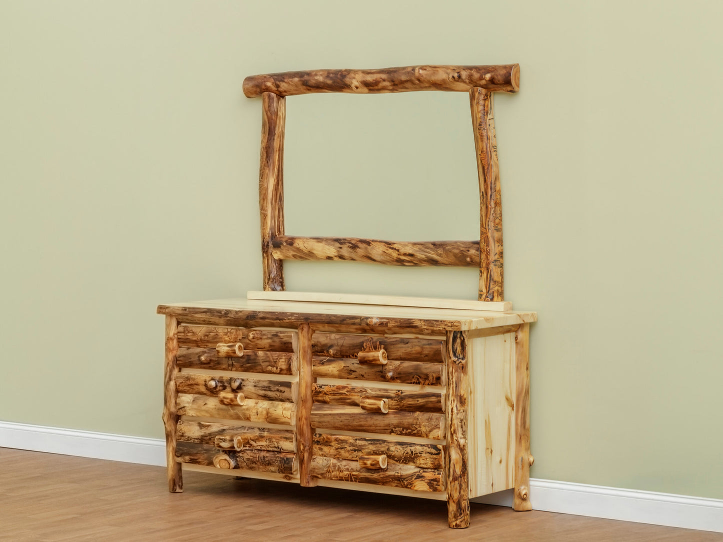 Rocky Mountain Aspen Dresser with Mirror