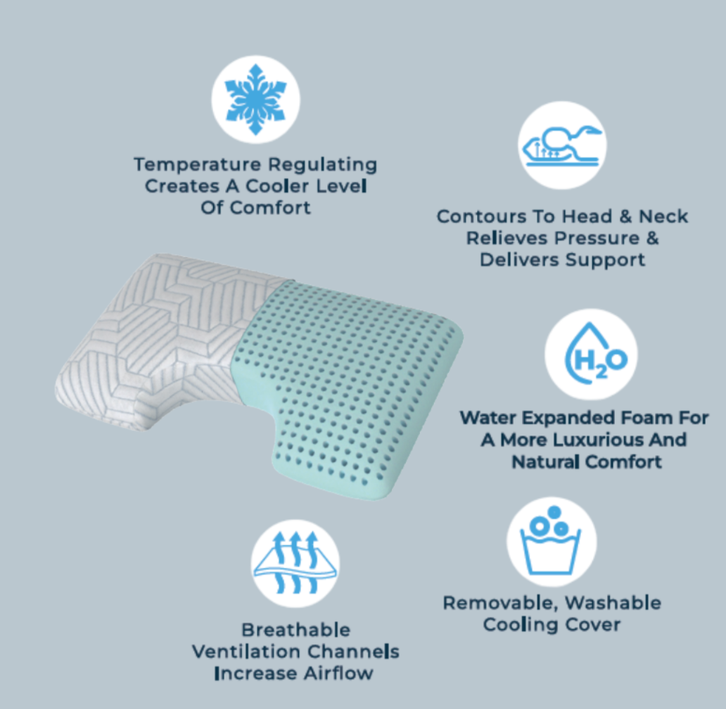 Bella Ice Curve Pillow